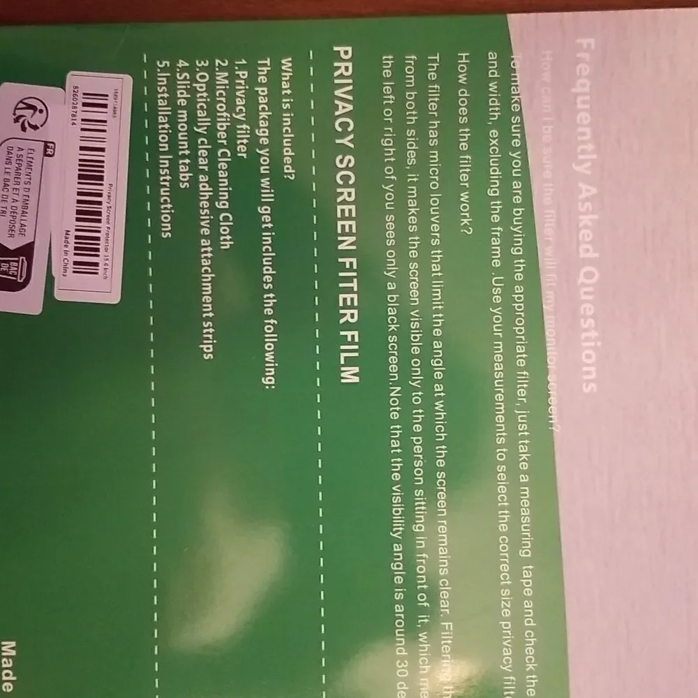 15.6-Inch Privacy Screen Protector for Laptops